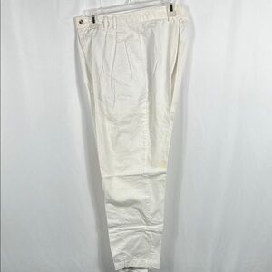 Vintage 90’s Parisian Petites Women’s White Pants 14 Front & Back‎ Pockets Cotto